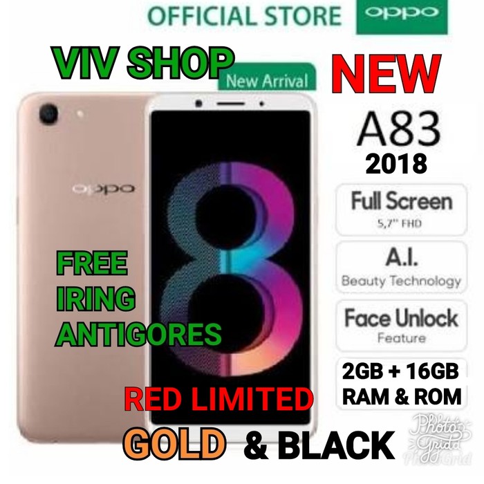 ORIGINAL (ASLI) OPPO A83 RAM 2/16GB GARANSI RESMI OPPO 1 TAHUN