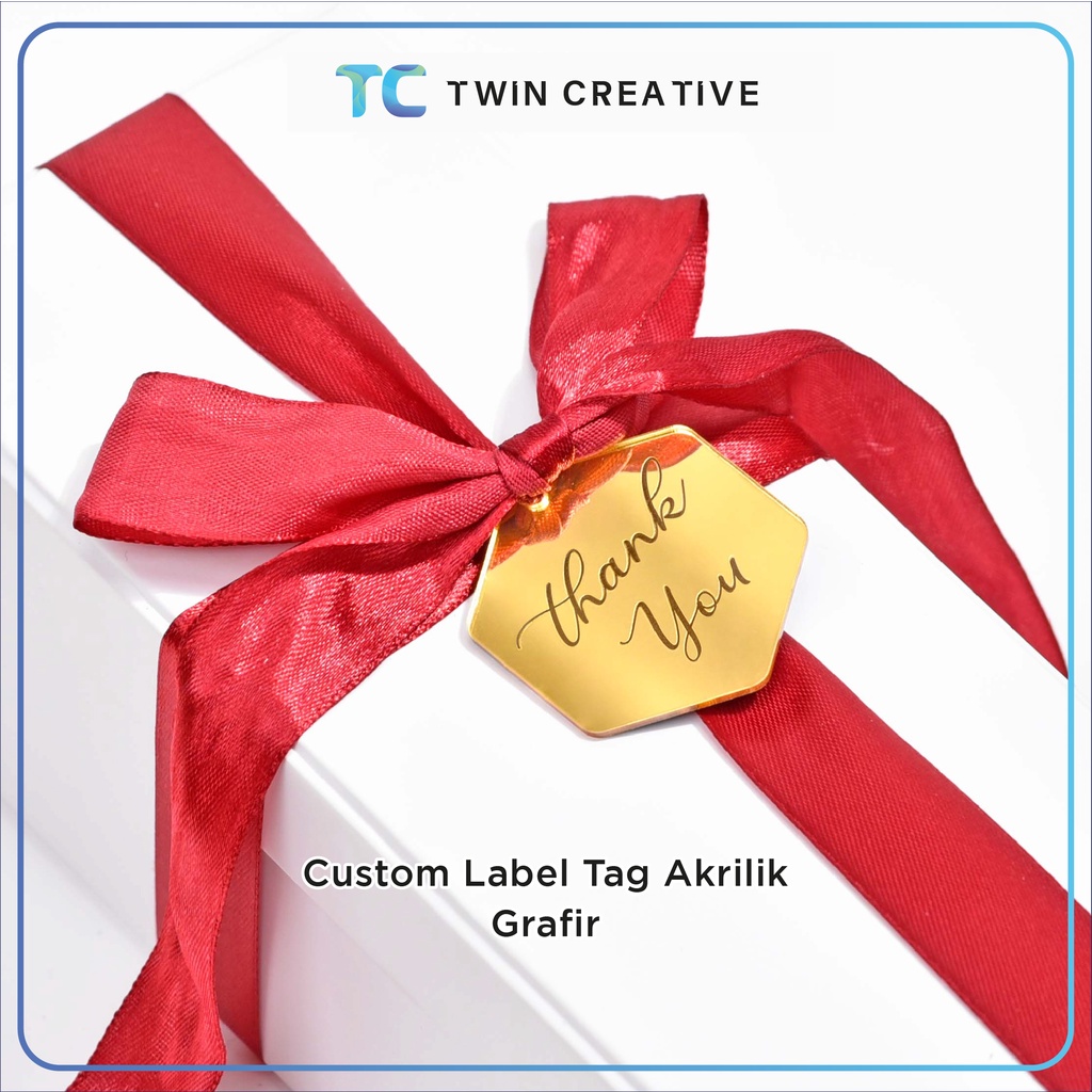 

Label Hadiah Mirror Custom Grafir Label Hadiah Tag - Label Tag Acrylic Mirror LTG.5