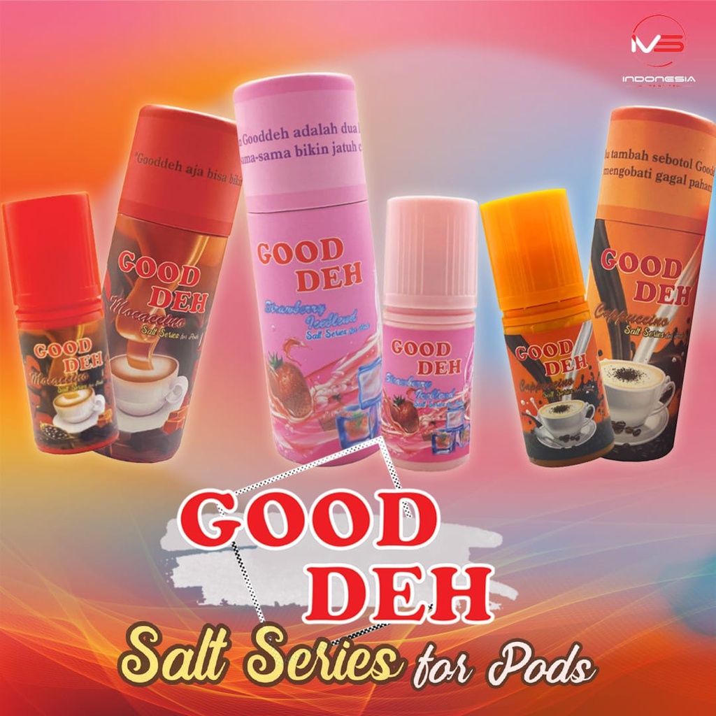 GOOD DEH SALT 30ML CAPPUCCINO // MOCCACINO // STRAWBERRY ICE BLEND