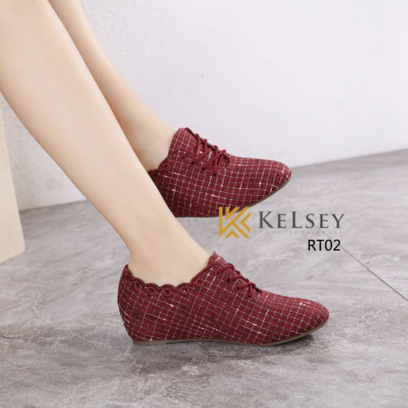 Kelsey Sepatu Wedges Wanita RT02