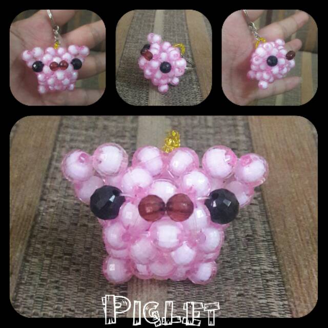 Gantungan kunci anak babi