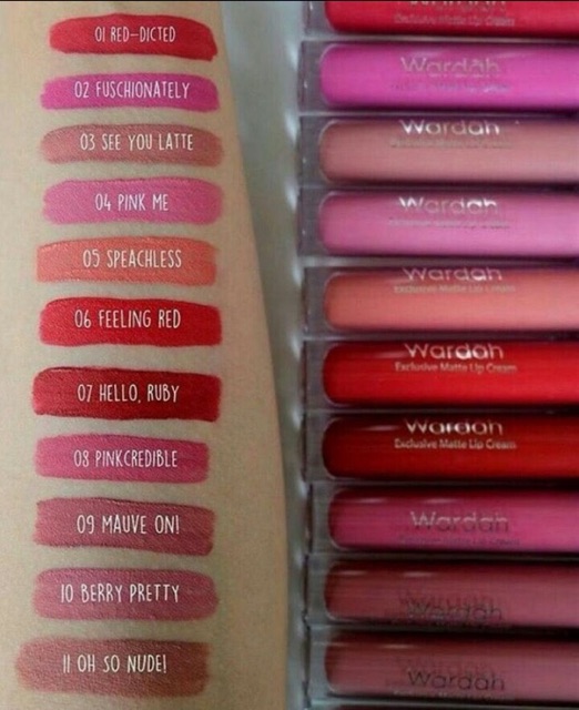 Wardah Exclusive Matte Lip Cream