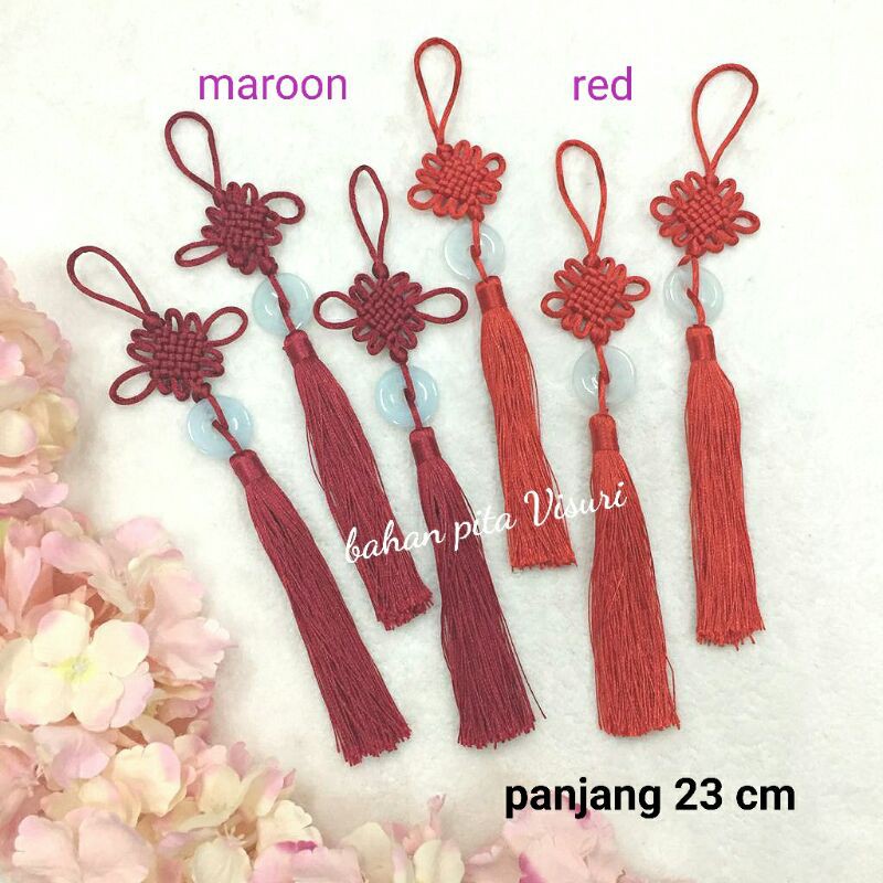 Tassel Anyam Giok (tasel benang giok) CNY imlek