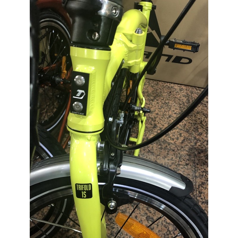 Sepeda Lipat United Trifold 1S dan 3 speed folding Garansi alloy Frame 5 tahun shimano ready stock-3