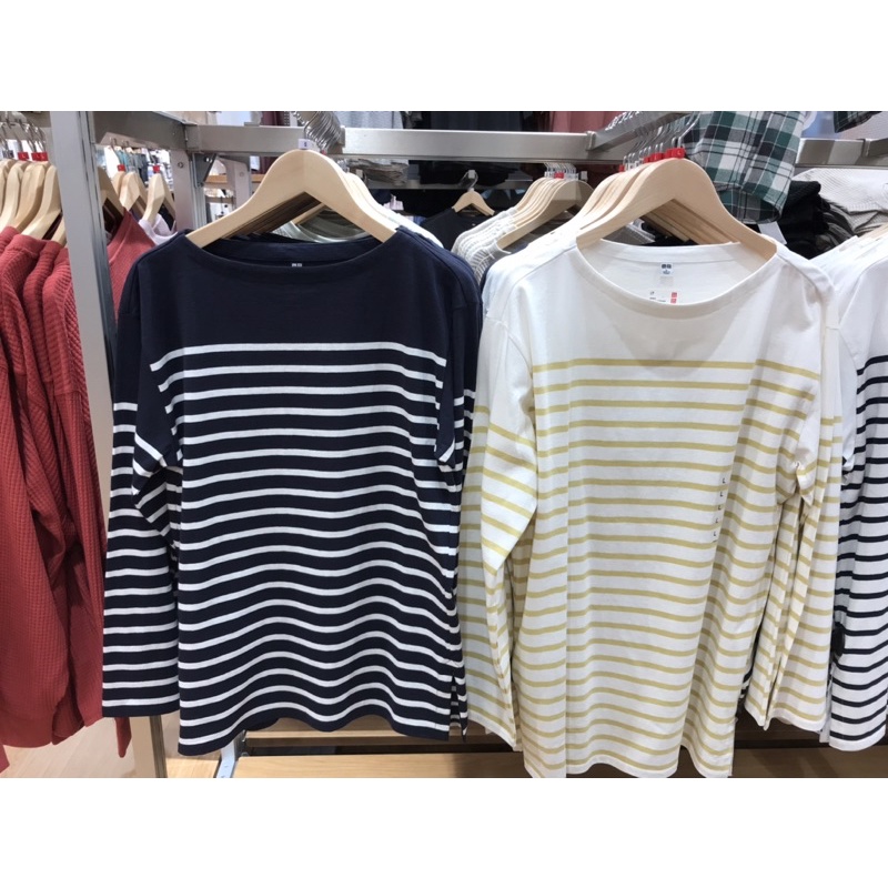 kaos uniqlo cewek lengan panjang