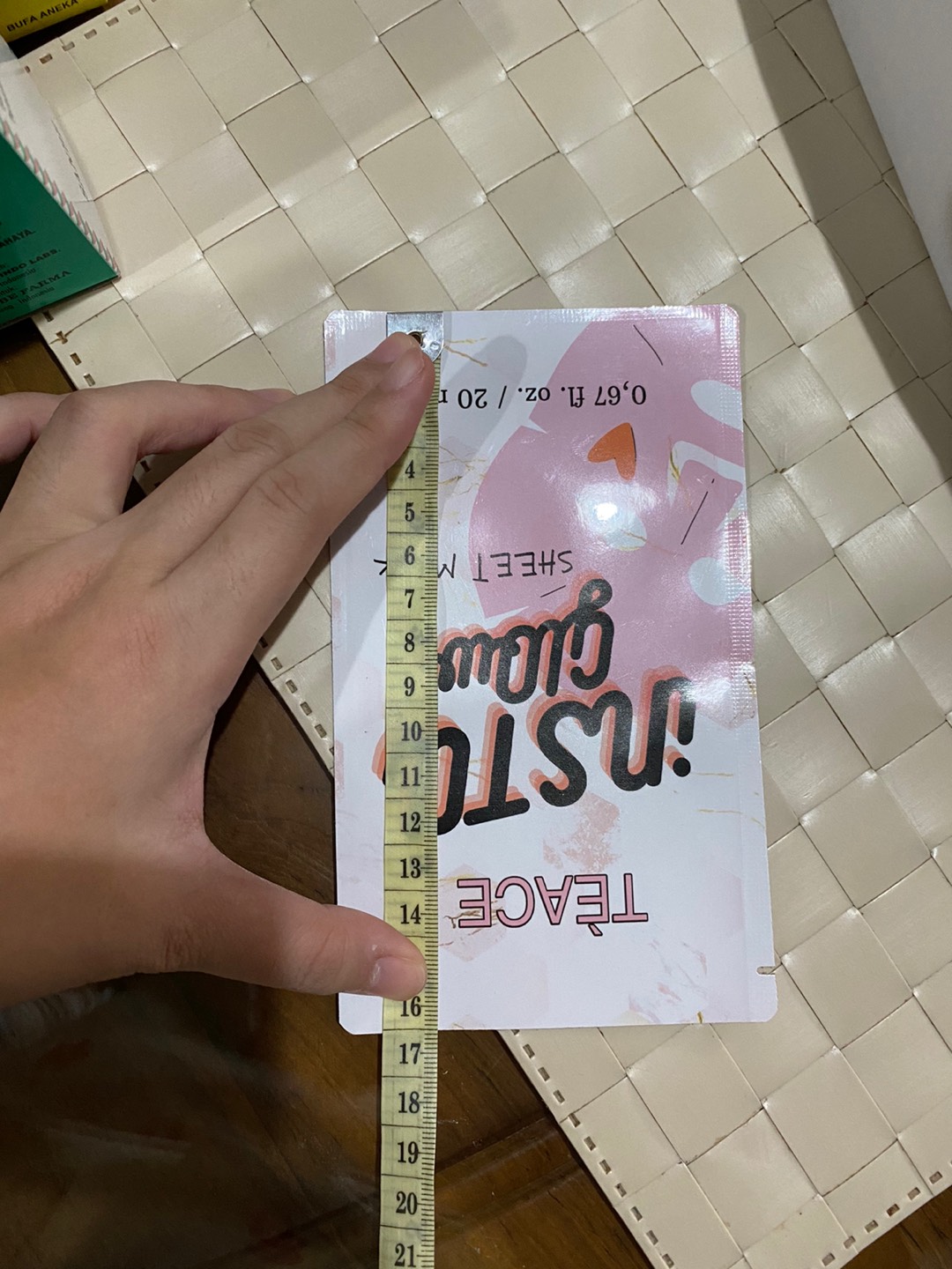 Cetak Kemasan Sachet Masker / Bungkus Makanan Desain Custom