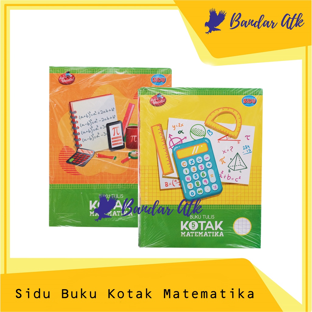 

Buku Tulis Sidu Kotak Kecil Matematika Sinar Dunia 38 Lembar [1 PACK]