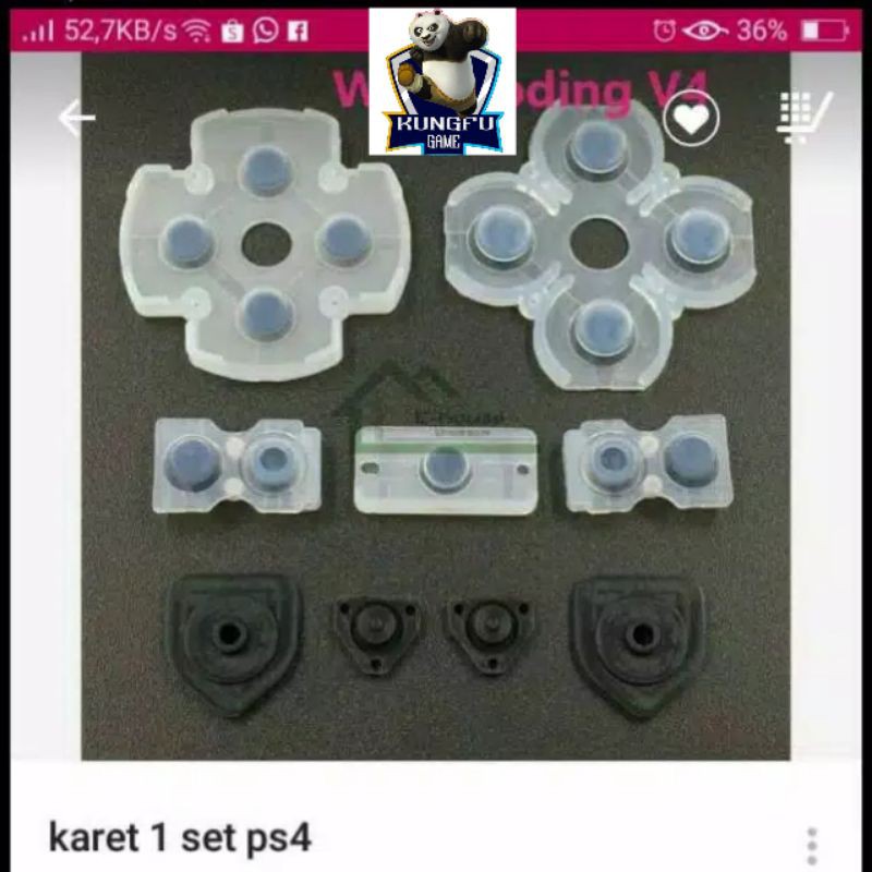 karet old satu set ps4 original