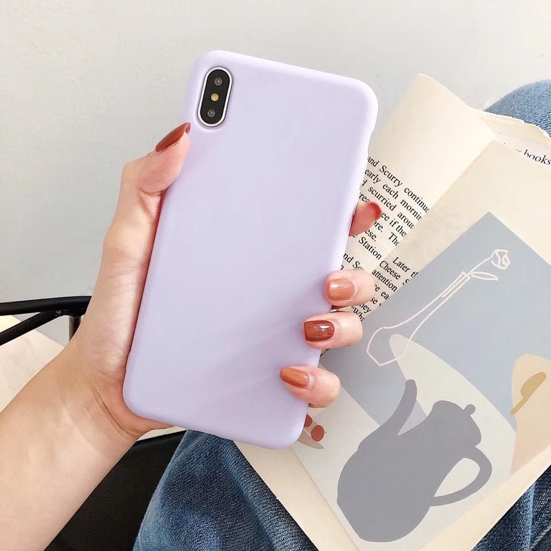 Kualitas tinggi soft matte tutup pelindung untuk iPhone 11 Pro Max i6 6S i7 8Plus X XS Max XR SE2 tutup pelindung