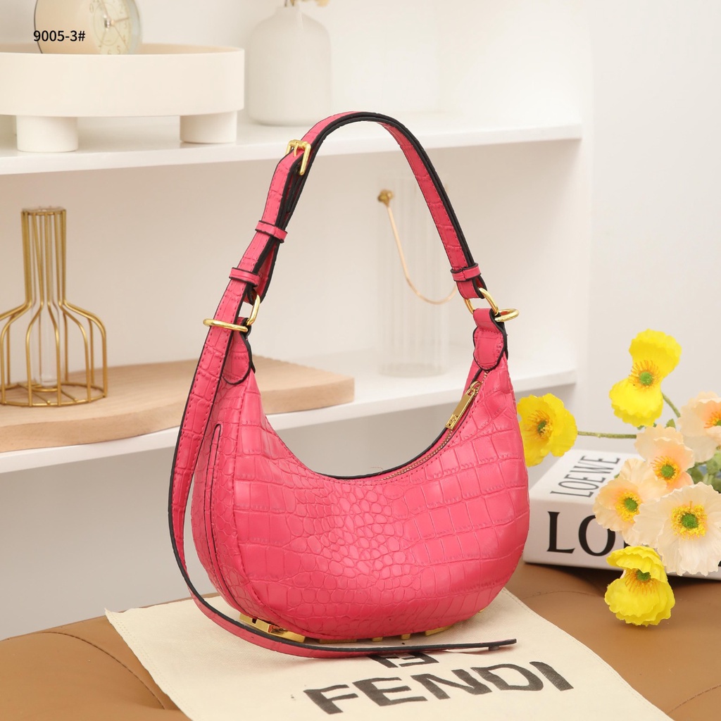 F graphy Small Crocodile Leather Bag #9005-3