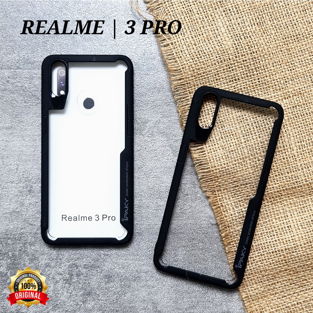 REALME 3 PRO 5 PRO 5 5i 5S C3 7i C17 7 7 PRO 6 PRO 6 NARZO C1 C2 C11 C12 C15 C25 C25S | IPAKY Soft Case Bumper Transparent Clear Premium