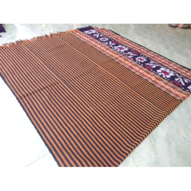 Tenun blanket kombinasi lurik