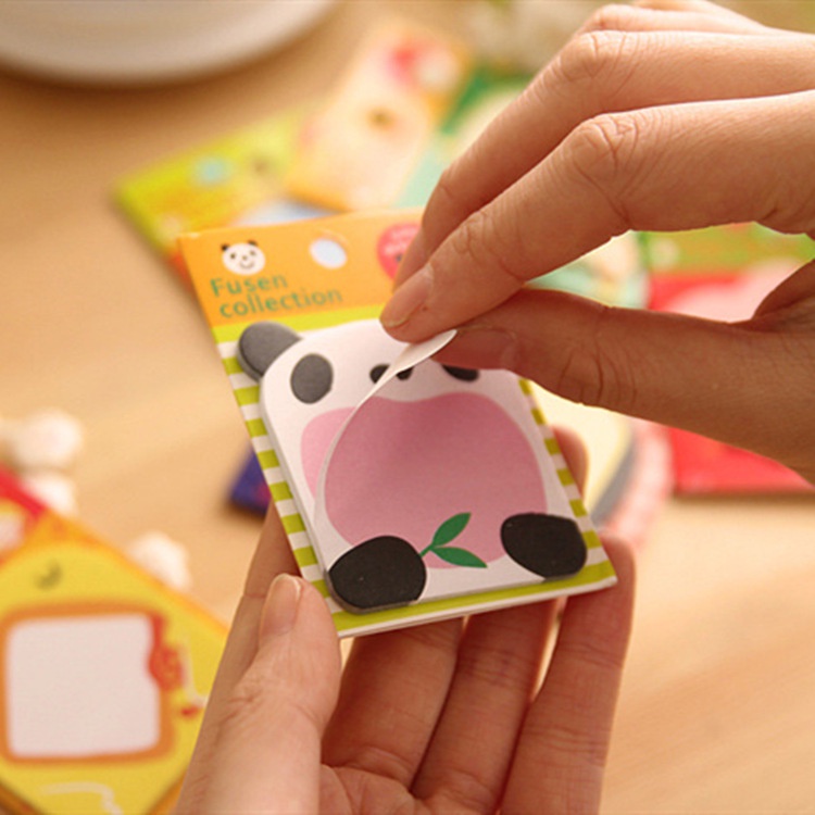 Kertas Memo Karakter Stationary / Sticky Notes Memo Animal