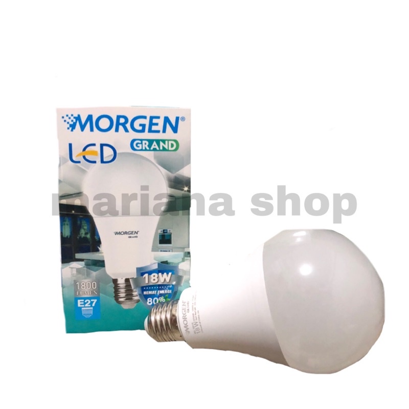 LED 18watt Morgen Hemat Energy Cool Daylight / Lampu Hemat Energy 18watt