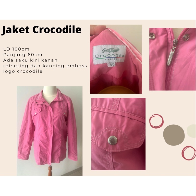Jaket Crocodile ORI preloved