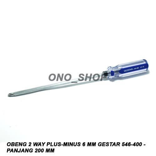GESTAR 546-400 - Panjang 200 mm Obeng 2 Way Plus-Minus 6 mm