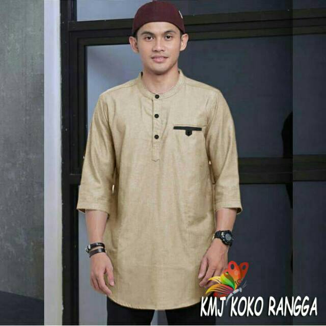 KOKO RANGGA cp/ATASAN KOKO MUSLIM/BAJU KOKO TRENDY/KOKO POLOS/KOKO XL