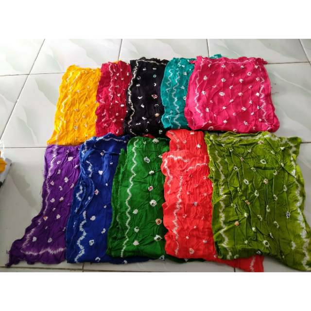 Angkin jumputan home made / angkin jumputan instan / angkin