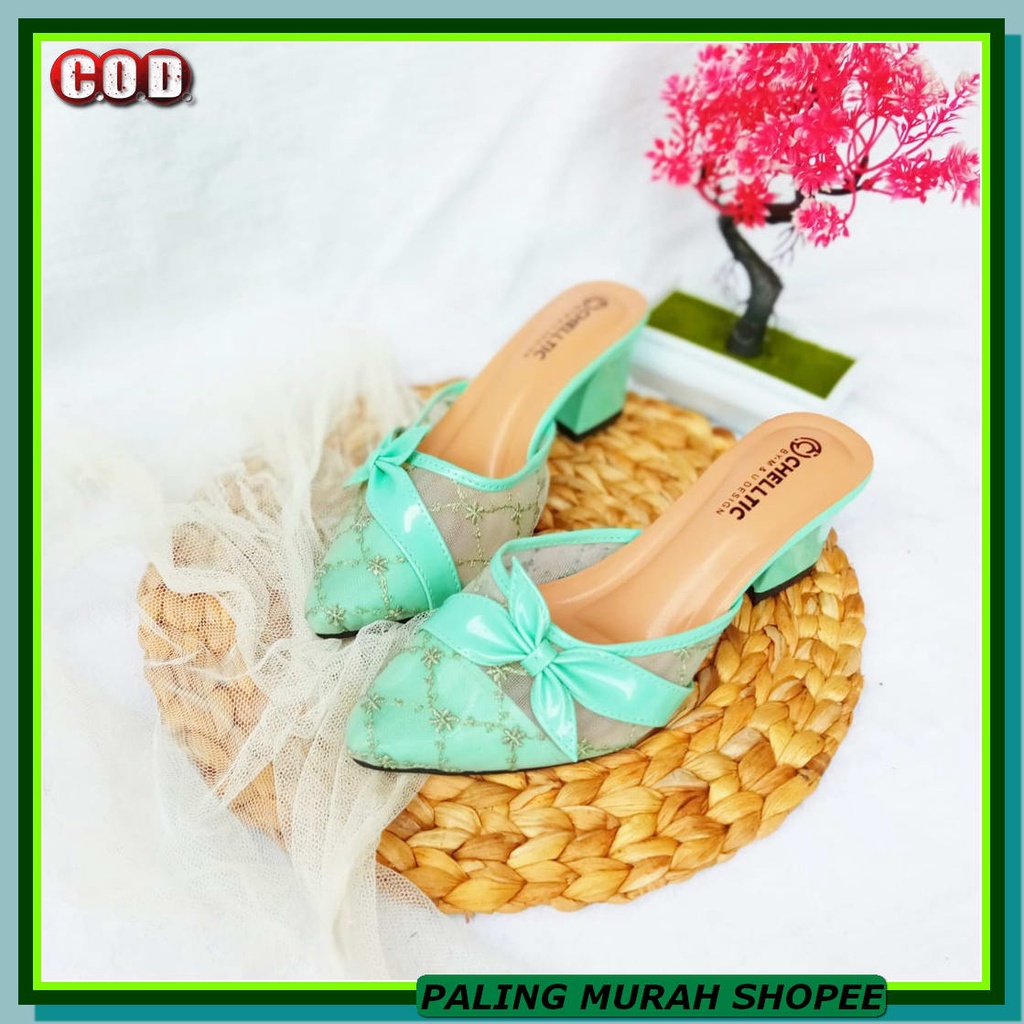 Sepatu/Sandal/High Heels Wanita Branded Details Wanita Cewek Cewe HC917 High Heels Wanita Aksen Br