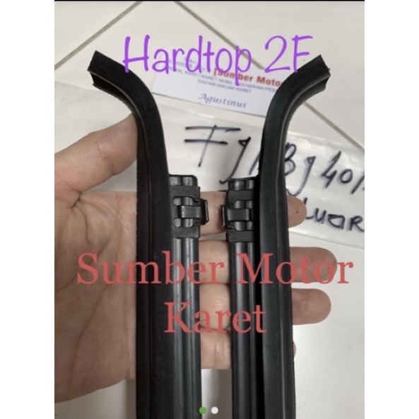 Karet Pelipit Kaca Hardtop Standard Masih Ada Kaca Angin (set luar+dalam)