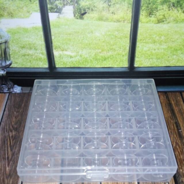 Bobbin/spool plastik isi 25 + box