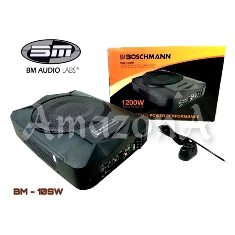 Subwoofer Kolong Aktif Boschmann BM-10SW (10 Inch)