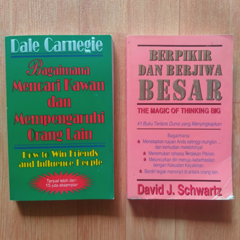[PRELOVED] Buku How to Win Friends and Influence People Dale Carnegie | The Magic of Thinking Big Da