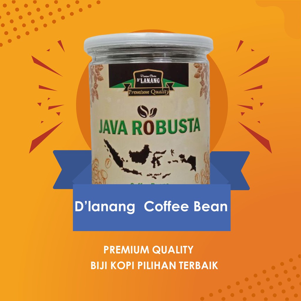 

Promo Kopi D Lanang Cofee Bean Java Robusta ISO 9001