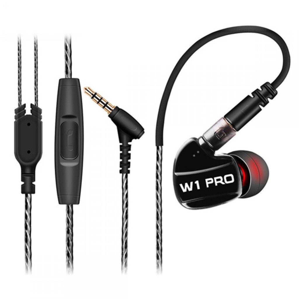 Cables In-Ear Earphones With Microphone - QKZ-W1 PRO HeadSet