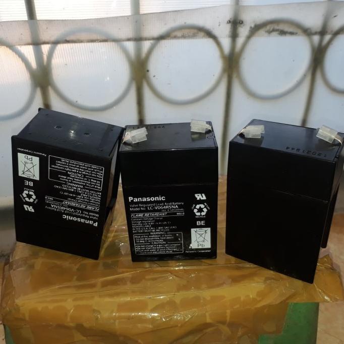 Baterai Battery Aki Kering Dry Accu 6V 6 volt 4,5Ah