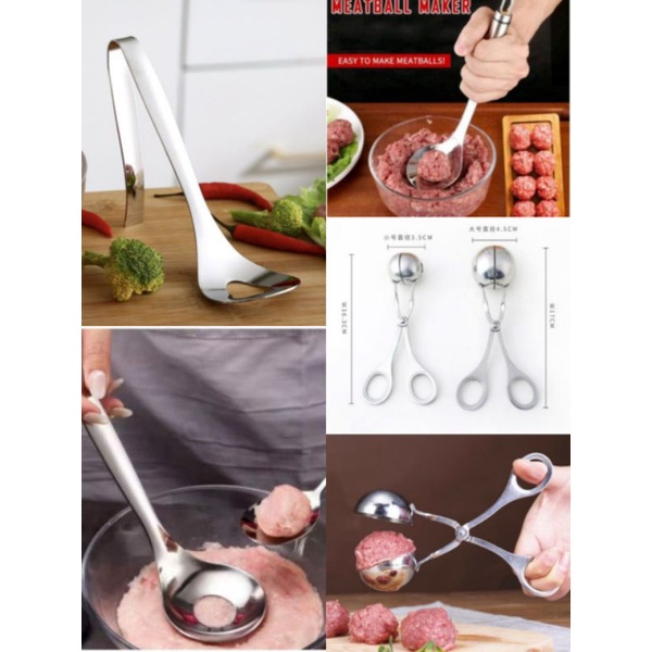 Cetakan bakso stainless manual Cetakan Bakso cetakan pentol bakso Meatball Maker
