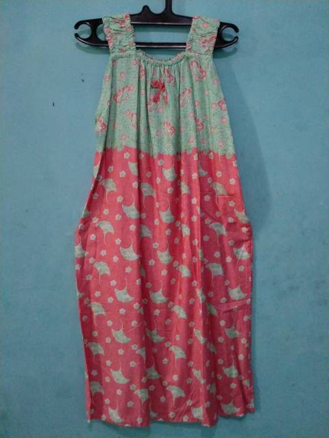 DASTER BATIK TANPA LENGAN BAHAN SANTUNG SALE 110RIBU DAPAT 4