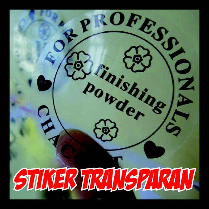 

STIKER TRANSPARAN ANTI AIR UKURAN 6CM X 2CM