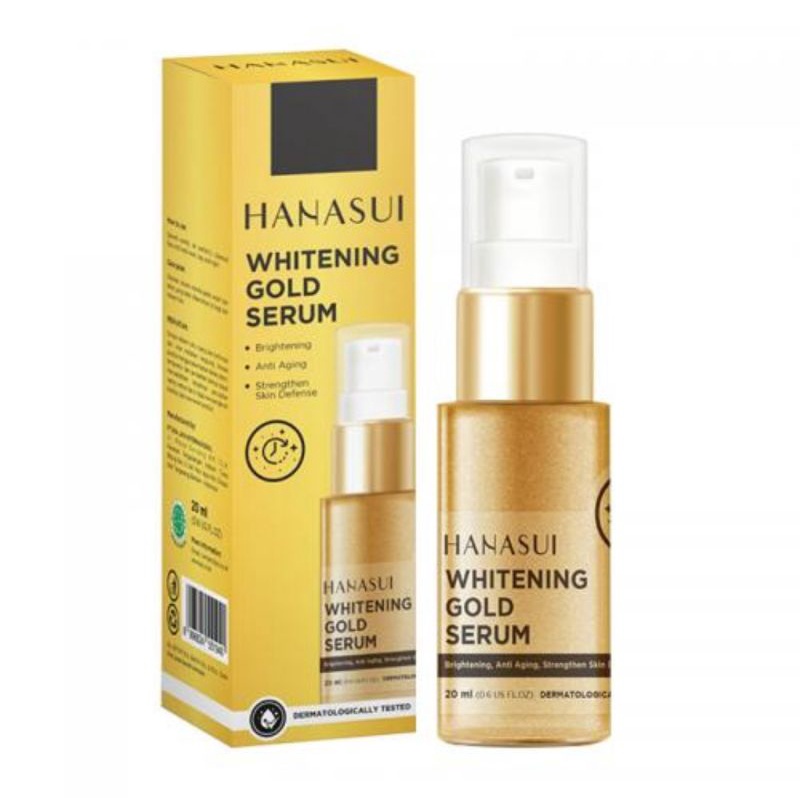 Hanasui Whitening Gold Serum / serum wajah /HANASUI Serum Whitening Gold / serum gold