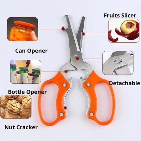 MULTIPORT SCISSORS GUNTING ORIGINAL 6 in 1