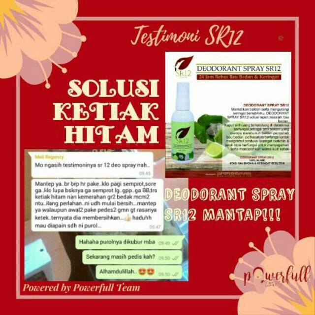 Deodorant (PEMUTIH KETIAK/PENCERAH/PENGHILANG BAU BADAN)