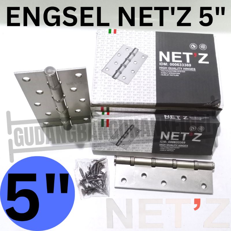 engsel pintu tebal 5 inch 5inch 5&quot; GRT netz