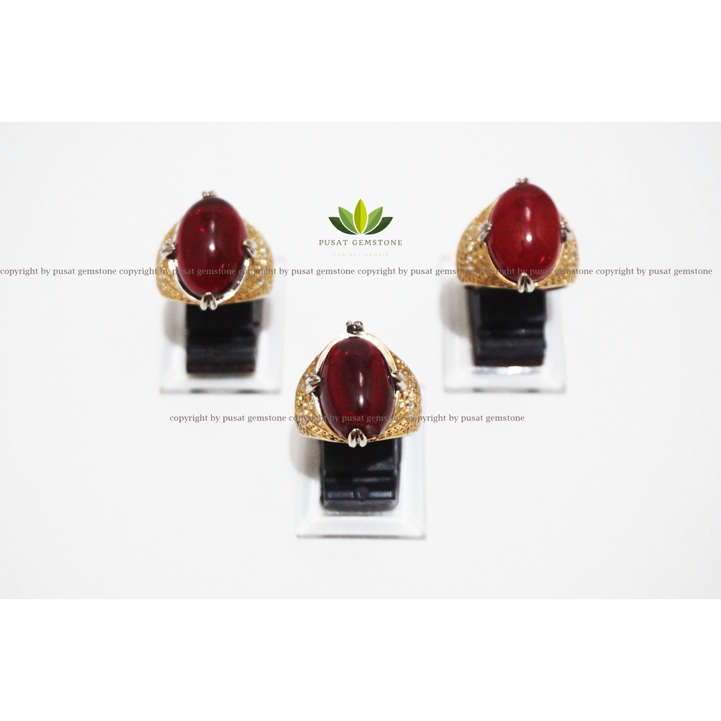 Batu Akik Merah Siam