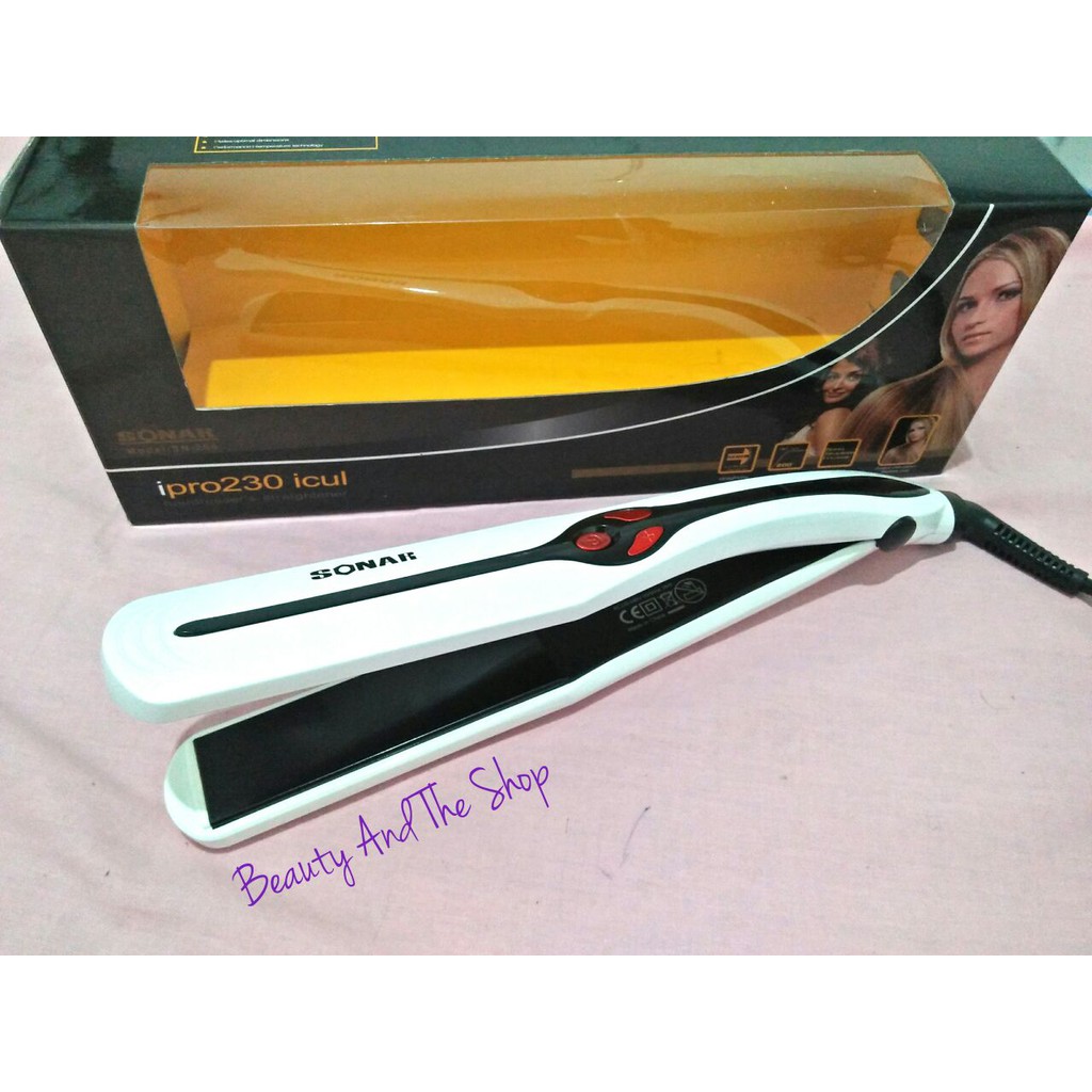 Catok Sonar ipro230 pelurus rambut , catok sonar , catok maasaki , hair shop , catokan rambut