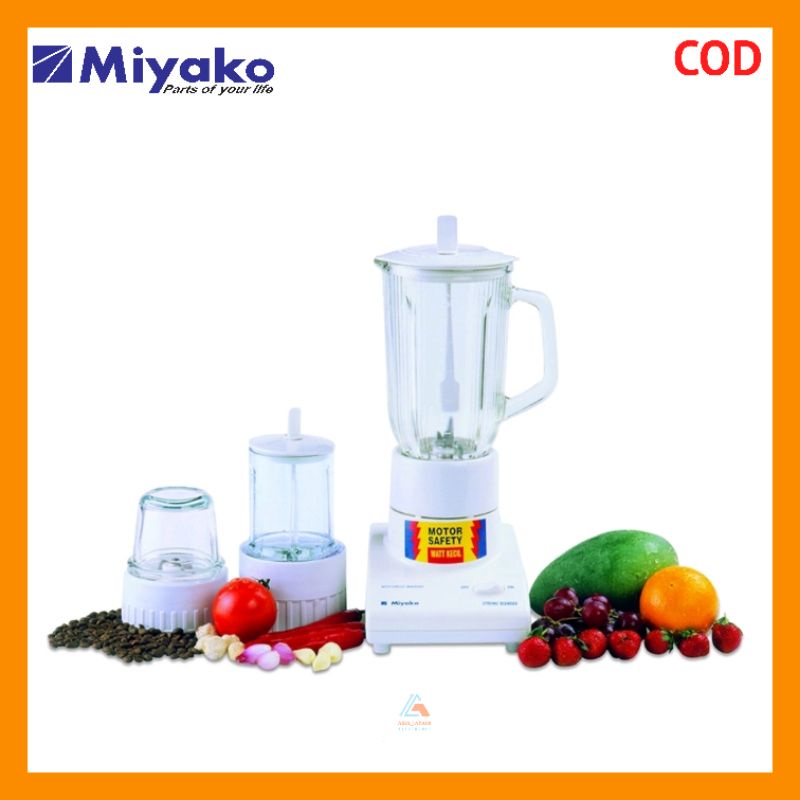 BLENDER 3 IN 1 MIYAKO BL 102 PL / BL102PL / BL-102-PL / BL-102 PL [PLASTIK / 1 LITER] ORIGINAL