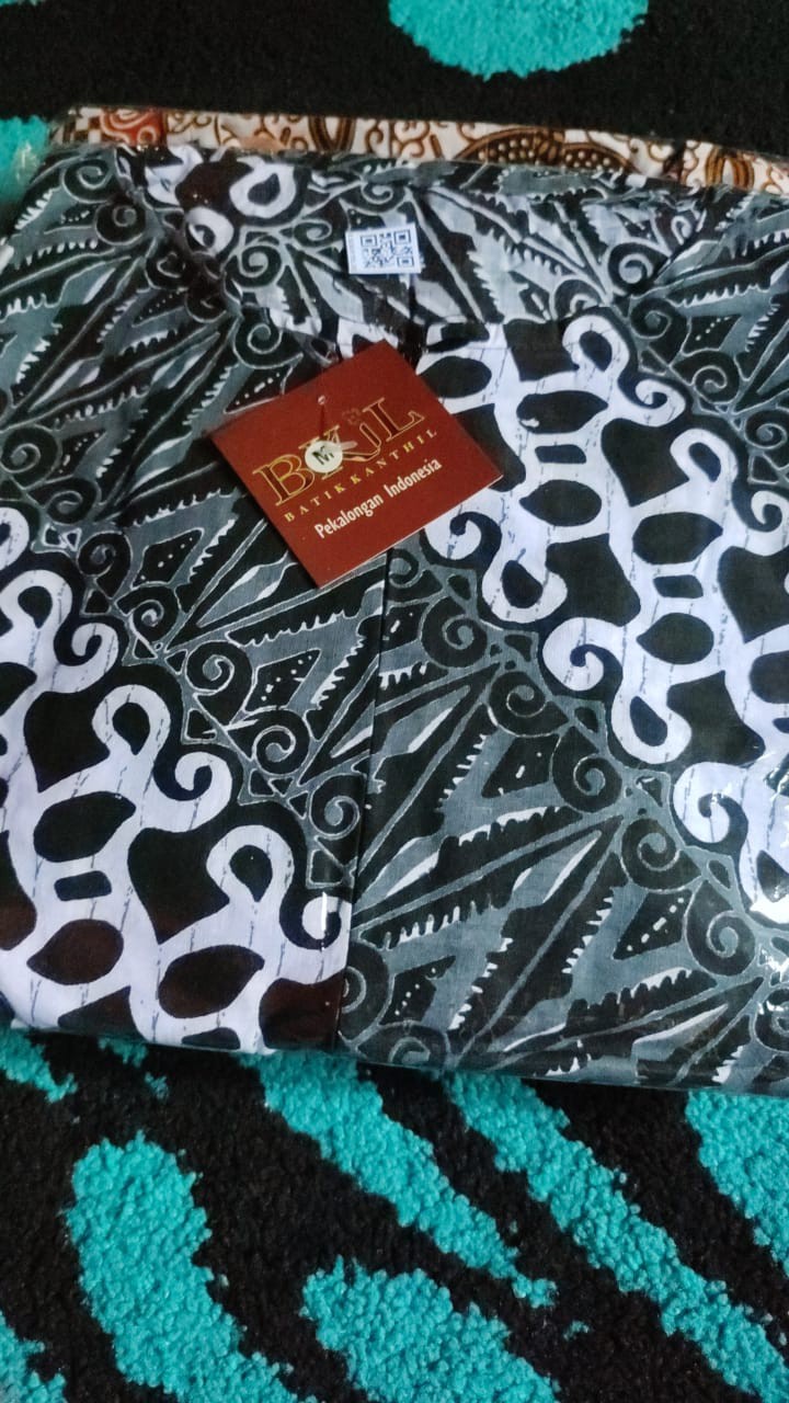 M-l-xl-xxl Batik Wanita Asj Sa Hrb026 Kenongo Kemeja Tosca Pendek