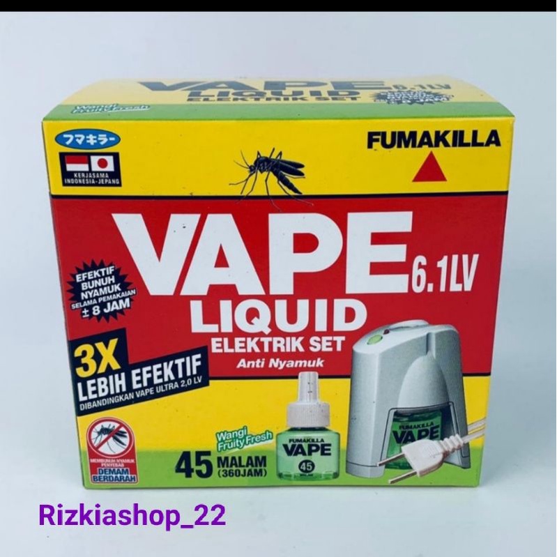 VAPE OBAT NYAMUK ELEKTRIK SET ALAT & REFILL / ANTI NYAMUK FUMAKILLA / OBAT LIQUID