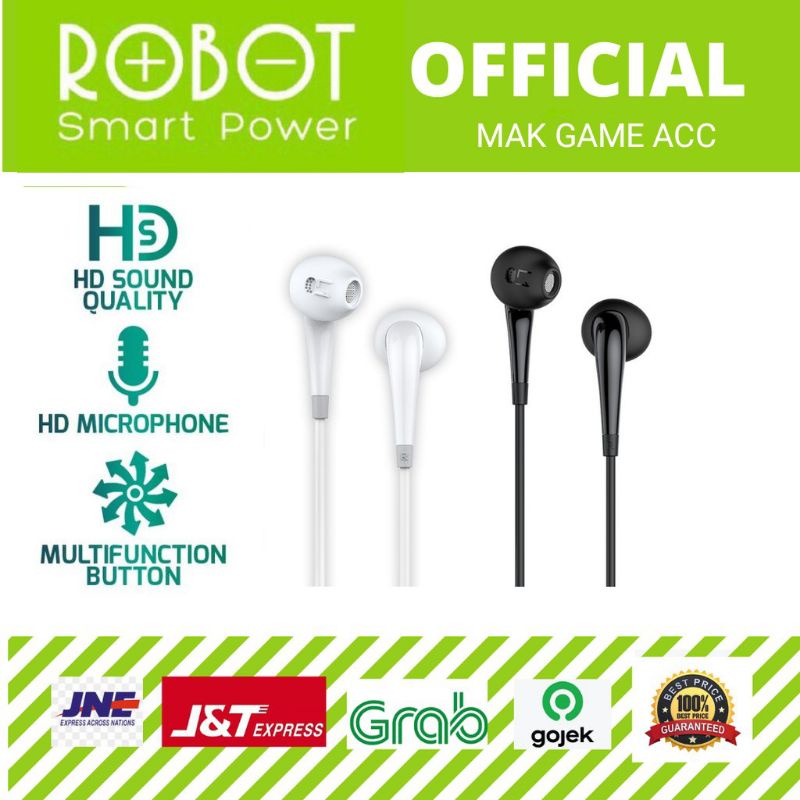 Jual Headset Robot Re Soft In Ear Mm Wired Shopee Indonesia