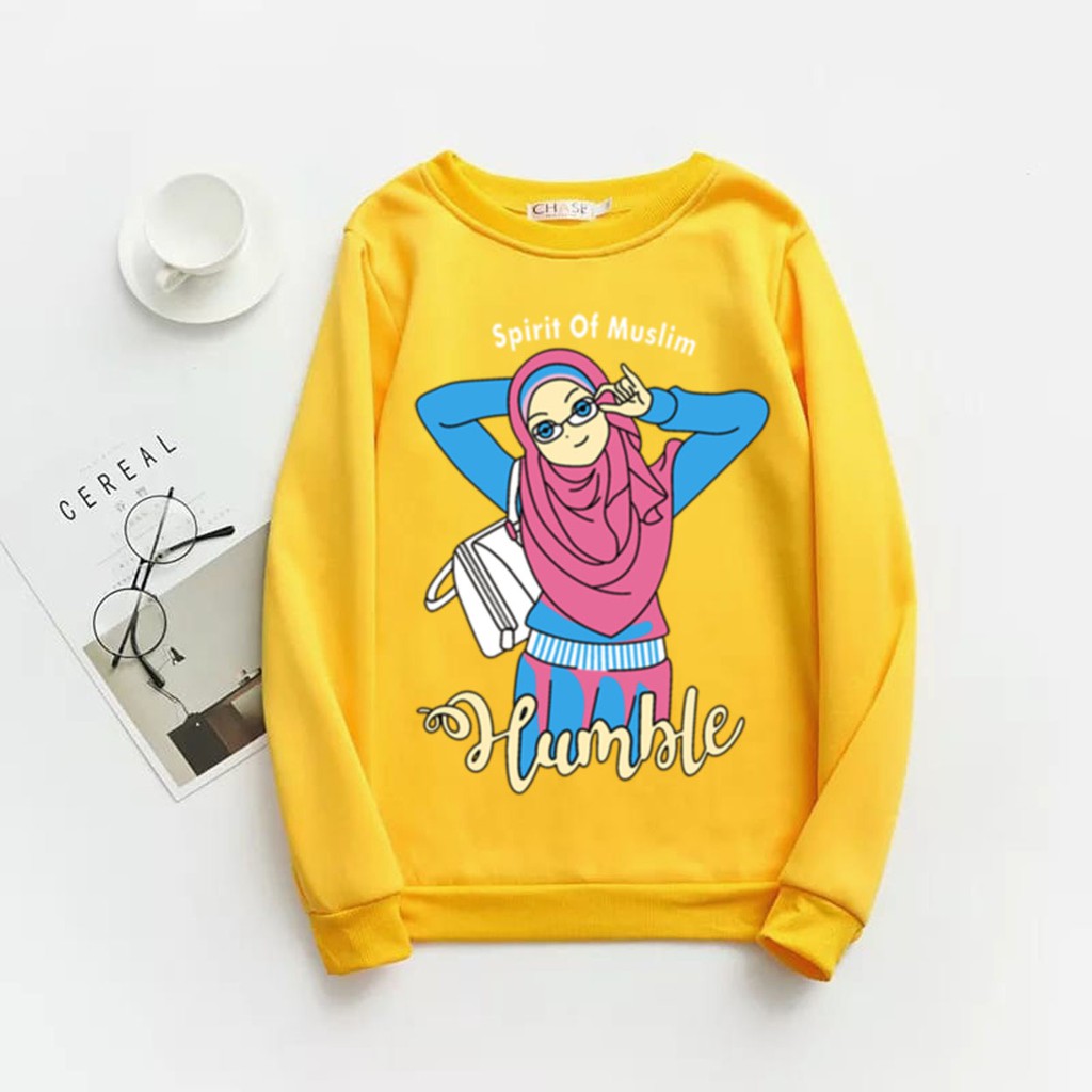 Bess - Sweater Murah Wanita / Sweater Lengan Panjang HIJAB FASHION HUMBLE