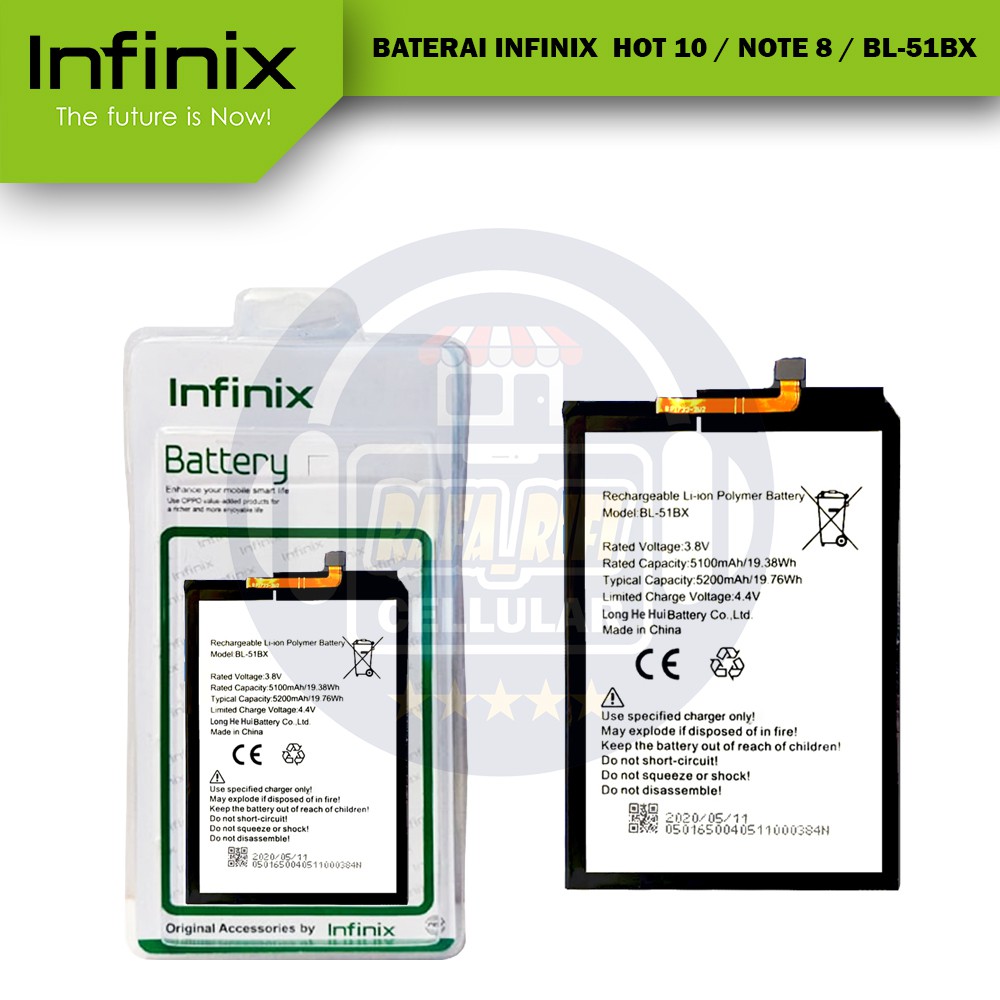 Jual Baterai Batre Battery Batrai Infinix Hot 10 Note 8 Bl 51bx