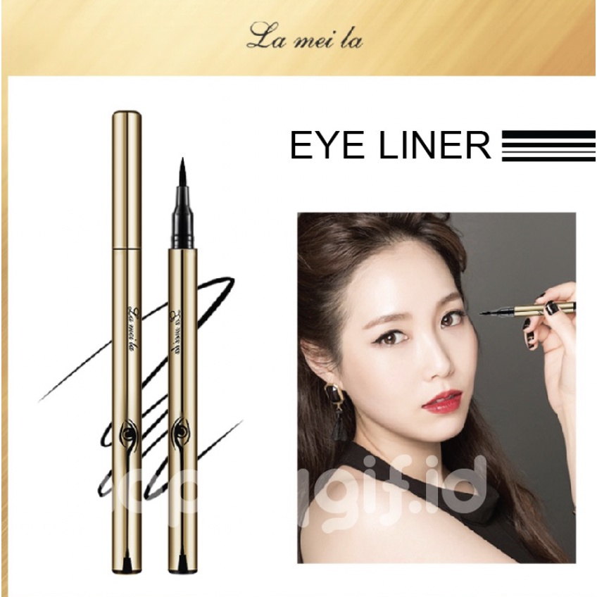 LAMEILA Eyeliner Liquid Pencil Alis Mata Waterproof  Gold And Silver LA015 LA016