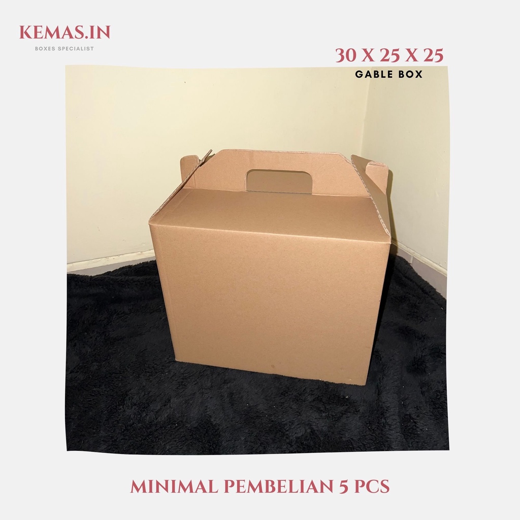 

Kardus Box Jinjing 30x25x25 cm - Polos/Packing/Packaging/Box/Hampers