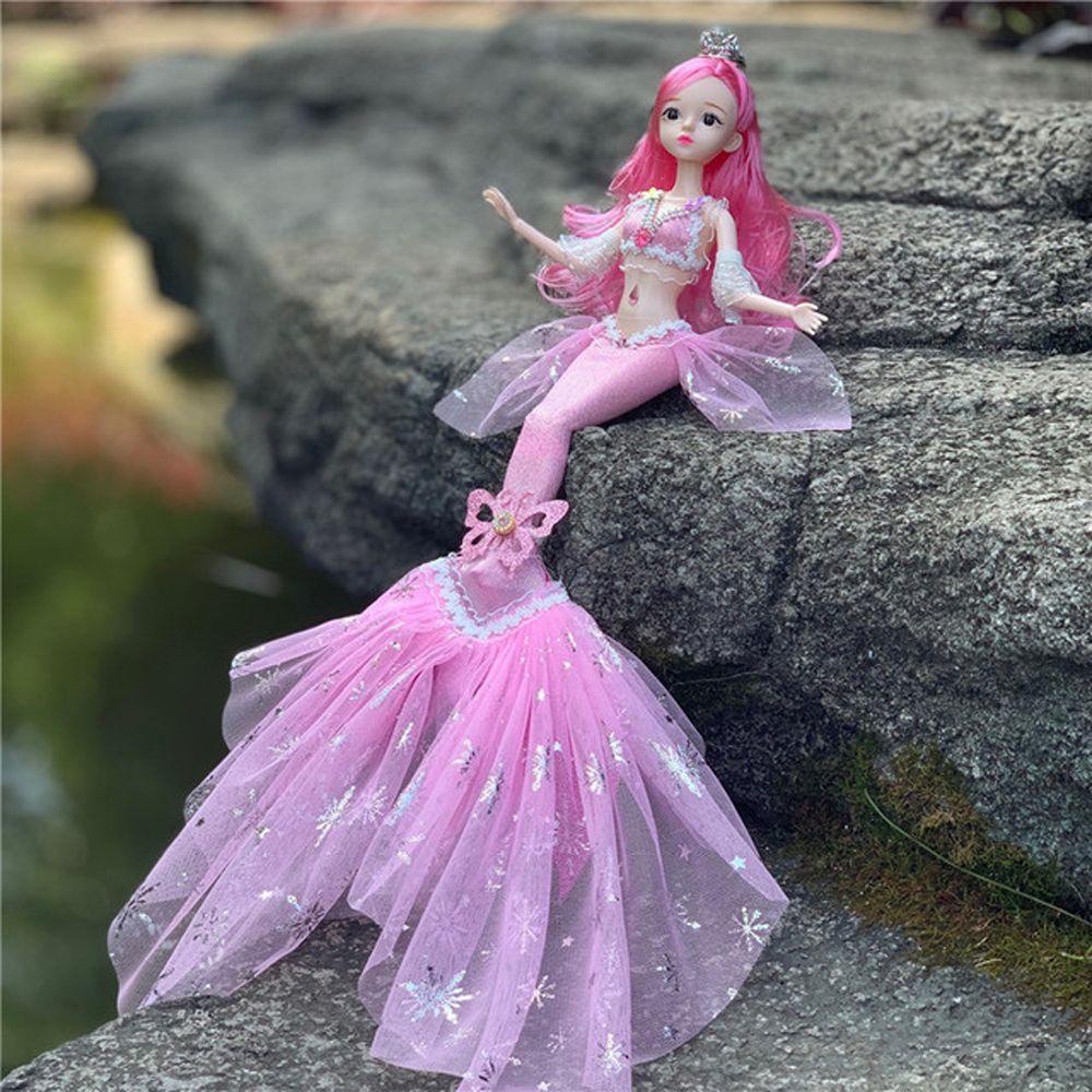 Quinton BJD Boneka 3D Mata 30cm 13sambungan Bergerak 3D Mata Bermain Baju Rumah Mainan Gaun Lepas Pasang