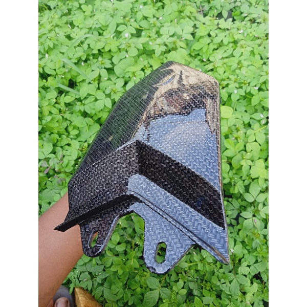 petstop Vixion new carbon atau body belakang vixion new carbon hitam