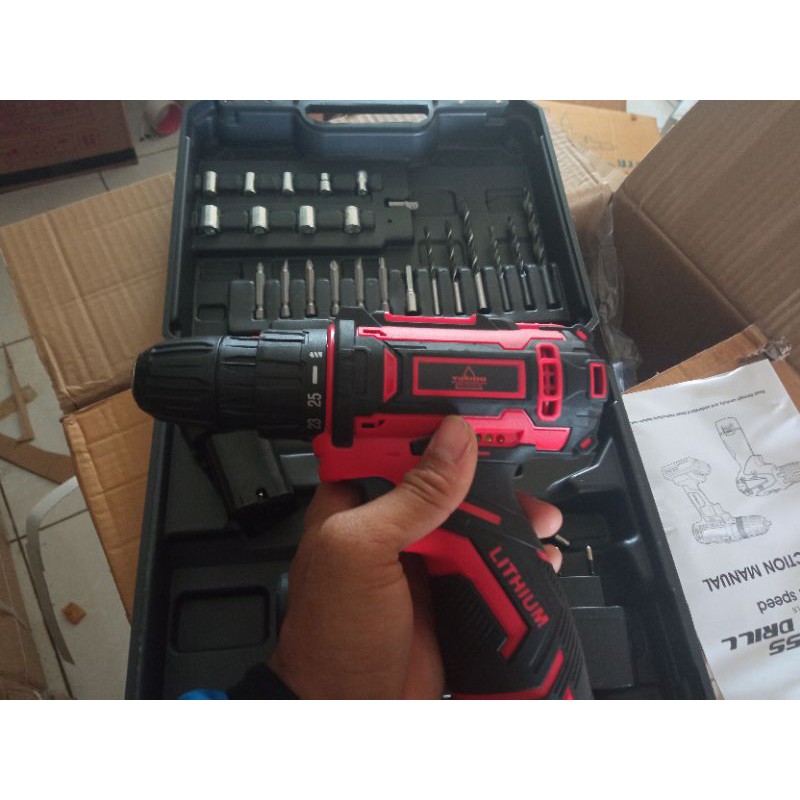 JLD Bosch GSR 120 LI Cordless Drill / Bor Baterai BETON KAYU TERKUAT J.LD/YUKIDO READY